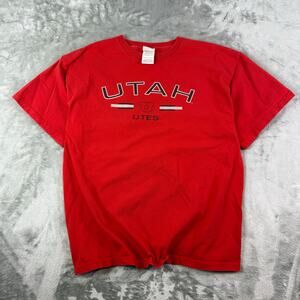 Vintage Soffes University Of Utah Utes Shirt Size Large